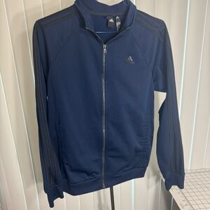ADIDAS Navy Blue/Black‎ Track Jacket Men's Sz. M